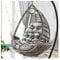 Garten Patio Rattan-Schaukel-Stuhl-Kissen, Schaukel-Stuhl-Kissen-Auflagen, Ei-Hängematte-Stuhl-Kissen Eiförmiger Stuhl für Outdoor/Indoor-Garten-Patio-Möbel Möbel Dekoration Kissen (Farbe : Braun
