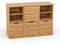 ben+camilla.com Square Massivholz Kommode | Regalwürfel-Set Grenoble | 114,8 x 80 x 32 cm in Buche | mit Schubladen und Aufbewahrungsboxen