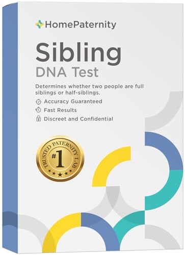 HomePaternity DNA-Geschwistertest, alle Laborgebühren und Versand enthalten, Ergebnisse in nur 5 Tagen