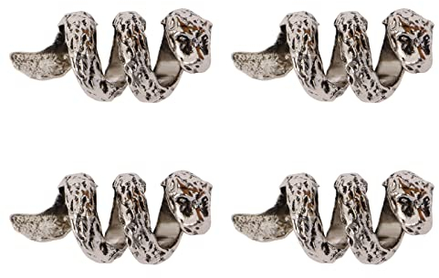 VGOL 4 Stück Bartperlen Bartringe Nordische Haarschmuck Perlen Zopfzubehör zum Flechten für Männer Bart Dreadlocks oder DIY Schmuck Armband Halskette Charm