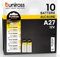 Uniross Pila Batteria MN27 A27 27A 12V Pile Specialistiche Alcaline - 2 Blister Da 5 Batterie