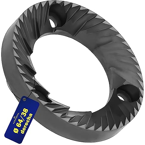 Muelas con 12 Dientes para Molinillo Café Exterior Ø 64 mm Interior Ø 38 mm Garantía 10 Años - MONTERAL