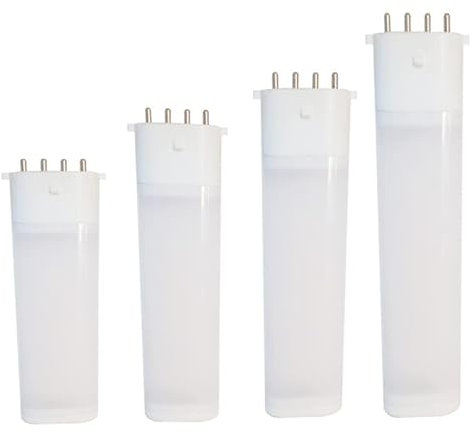 AGIPS Feux à Large Tension 6 pièces/lot LED 2G7 Lampe à Prise Horizontale 2G7 Lampe à 4 Broches PL Lampe à Prise Horizontale 6W/8W/12W Lampe de Remplacement Ampoules domestiques (Couleur : 4000K, Ta