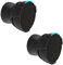 Kompatibel mit Amazon Echo Pop Halter Echo Pop Ständer Halterung Echo Pop Wandhalterung mit integriertem Kabelmanagement,Keine Schrauben notwendig Lautsprecher Zubehör Rack (Echo Pop,Schwarz,04)2PCS