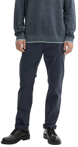 TOM TAILOR Herren 1042562 Chino Hose aus Stretch Twill, 10668-Sky Captain Blue, 36W / 34L