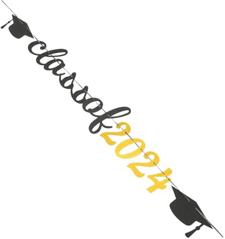 Klasse Von 2024 Feier Banner Graduierung Party Foto Hintergrund