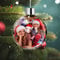Personalisierte Weihnachtskugeln mit Foto, Weihnachtskugel personalisiert mit doppelseitig bedrucktem Foto, Personalisierter Weihnachtsschmuck für Familie, Freunde, Partner und Babys - Kugel