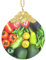 Weihnachtsbaumschmuck aus klarem Glas mit frischem Gemüse und Früchten, für Hochzeit, Party, Dekoration, Weihnachtsgeschenke