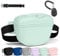 Aomig Leckerlibeutel für Hunde 3Pcs Hundeleckerli mit Trainingsklicker Gürtel Tasche Hundetraining Bauchtasche Gassitasche Futterbeutel Hunde Gassigehen Hundetraining Silikon Trainingstasche Hellgrün