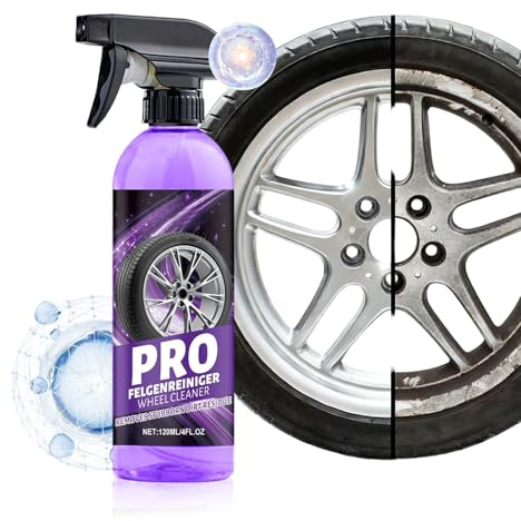 Befeixue Reifen Und Felgen Reiniger,120 ml Leistungsstarke Schaumbildende Beschichtung - Rad Und Felgen Reiniger Spray - Zur Reinigung Von Auto Innenraum Außenbereich Für Motor Nabe