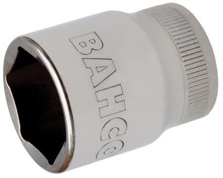 Bahco SB7800SM-24 1/2-Inch 6 Edge Socket Wrench Insert, Silver, 24 mm