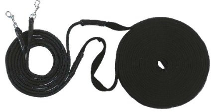 Doppellonge, schwarz, soft, 16 m