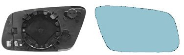 VAN WEZEL 0331838 Cristal de espejo retrovisor exterior tintado en azul convexo calefactable derecha