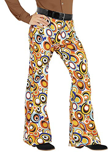 W WIDMANN MILANO Party Fashion - 70er Jahre Herrenhose, Disco Style, Schlaghose, Faschingskostüme