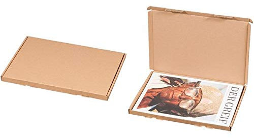 smartboxpro Großbrief-Versandkarton, DIN A4, braun