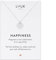LUUK LIFESTYLE Collier en acier inoxydable avec pendentif palmier, carte HAPPINESS, idée cadeau, symbole d'été, collier d'amitié, bijoux femmes, argent