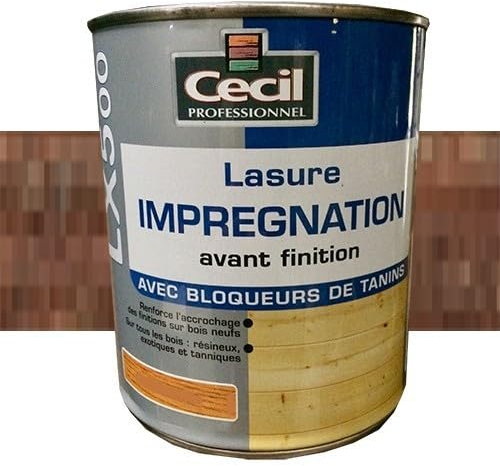 CECIL LX500 Lasure d'imprégnation Noyer 3L