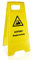 Warnaufsteller Achtung! Staplerverkehr - Kunststoff - Gelb - Höhe 61 cm - zusammenklappbar - Viele verschiedene Motive - Betriebsausstattung24®