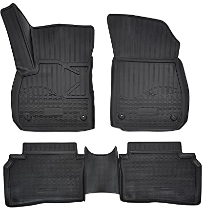 J&J AUTOMOTIVE | 3D Gummimatten Auto Matten Fussmatten Kompatibel mit Insignia B ab 2017, Rand cca 4cm, Allwetter, 4Tlg, Premium Qualität