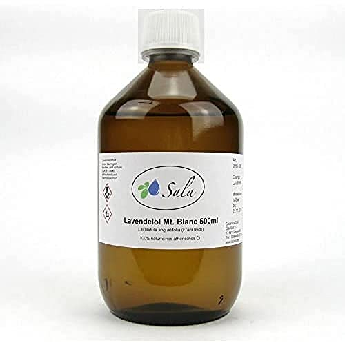 Sala Lavendelöl ätherisches Öl 38/40 naturrein 500 ml Glasflasche