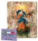 Fratelli Bonella Bild Madonna mit Knoten im Vintage-Stil, Gemälde aus Pappelholz, Dicke 8 mm, Bild Madonna für Schlafzimmer, 19 x 24 cm, 100 % Made in Italy