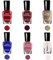 TEEROVA Nail Polish Set, Non-Toxic Nail Polish Easy Peel off & Quick Dry, Natural Odor Free Formula Water based Nail Polish Gift Set (Set C (8MLX6)), Pack Of 1