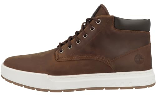 Timberland Maple Grove Leather Chukka, Stivaletti Bassi con Lacci Uomo, Zenzero (Glazed Ginger), 43 EU
