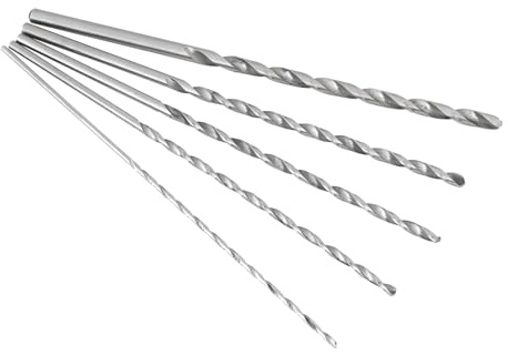 Bohrer-Set Spiralbohrer Extra 2–5 Mm Gerader Schaft Aus Schnellarbeitsstahl Für Holz Aluminium Und Kunststoff