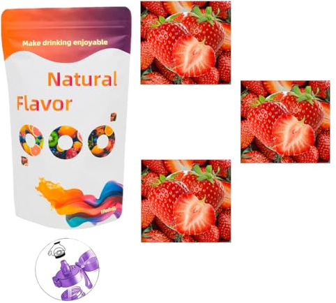 Aroma Sip Flavour Pods Pack for Air Water Up Bottle, 3-Pack of Flavour Pods, 0 Sugar Flavour Pods with Fragrance Accessories for Sports Air Water Up Bottle (No Bottle) (Strawberry Pod x3)