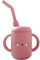 Verre à paille pour bébé et enfant | Cadeau de Bapteme naissance anniversaire | Cadeau enfant et bébé (Rose) | Pratique et durable
