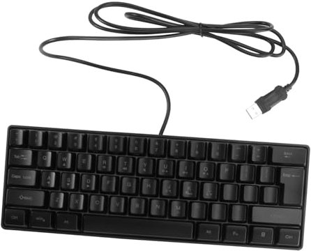 Gatuida Clavier Gamer Filaire RGB Touches Clavier Électronique Ergonomique pour Bureau Et Jeu Conception Concue pour Confort Optimal pour Offrir