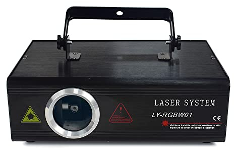 PUDLOR Moving Head Beam Bühnenbeleuchtung 500MW RGB DMX ILDA Animation Laser Bühnenlicht Party Bühnenbeleuchtung +SD Karte für Hochzeit Lichtshow Bar Club Weihnachten
