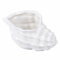 Villa d'Este Home Tivoli Muschelvase aus Keramik, glänzend, 22,8 x 14 x 11,5 cm, weiß, Ocean
