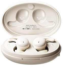 Generisch SleepPods Pro - Schlafkopfhörer mit ANC gegen Schnarchen, Ultraflache Noise Cancelling Kopfhörer für Seitenschläfer, Bluetooth 5.4, 24h Akku, Inkl. White Noise, Bequeme Sleep Earbuds