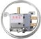 WPF22-L 2Pin Refrigerator Thermostat Household Metal Temperature Controller New