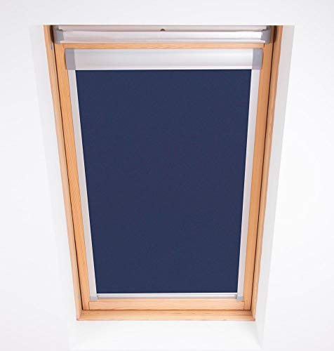 Bloc Skylight Blind for Velux Roof Windows Blockout, Navy, 206, 96 x 50 cm