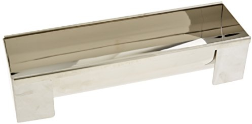 patisse 13920 – Gouttière à bûche de Noël ronde avec insert, Moule à bûche – inox – 30x8x(h)6.5cm