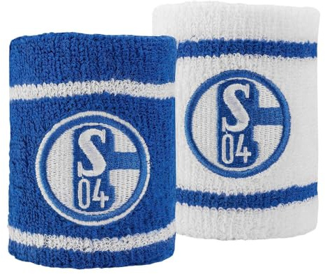 FC Schalke 04 Schweißband 2er Set Wristband Pulswärmer S04