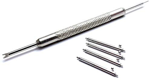Sulla 4 Quick Release Federstege und Werkzeug 18mm Edelstahl (Ø 1,5 mm) für Uhren Armbänder