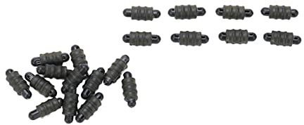 20 St¨¹ck Angelschnur Stopper, Karpfen Angelschnur Anschl¨¹sse Au?engewinde Stopper Perlen Feeder Angelger?t Zubeh?r