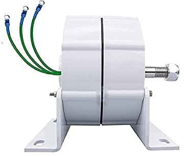 SPORTARC 600W Permanentmagnetgenerator, 12V Elektrischer 3-Phasen-Wechselstromgenerator, Industrielle Permanentmagnet-Lichtmaschine für Windwasserturbinen-Dieselmotor