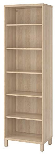 IKEA BESTÅ Schrank, 60 x 40 x 202 cm, Weiß gebeizte Eichenoptik
