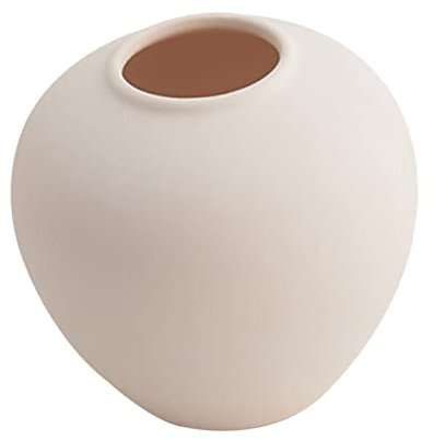 LIFKOME Keramikvase Vase aus weißem Porzellan Moderne kunstvase Töpfe für Pflanzen Pflanzendekor Blumenbehälter dekor Vasendekor für zu Hause nordisch Container Knospe schmücken Blumentopf