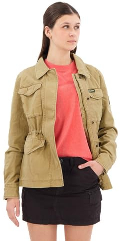 Superdry Damen Military M65 Jacke A1-Freizeitjacke, Klassisches Hellbraun braun, 40