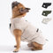 PAW WOW Toni Hundejacke | Winter Hundemantel mit Bauchschutz | Hundeweste für große & kleine Hunde (Beige, XXL)