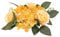 SEWOART Artificial Rose Wreath Candle Flower Wreath for Home Decor Faux Floral Wreaths Wedding Wreath Props Yellow