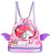 Bldrwer Borsa Piscina Bambina, Zaino Piscina Bambino, Grande Capacità, con Coulisse, Scarpiera e Bagno Bagnato, per Nuoto, Fitness, Rosa