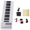 Irin 88 Piano digitale pieghevole Irin 88, facile connessione, impostato con pedali, alimentatore e adesivi per pianoforte per principianti e adulti