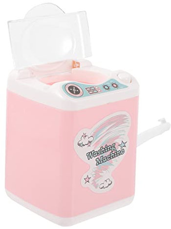 BESPORTBLE Mini-Waschmaschine Spielzeug Für Junge Mädchen Elektrische Simulation Waschmaschine Kreatives Rollenspiel Für Mädchen Und Jungen Sicheres Material Tragbar Zum Vortäuschen Und