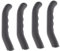 EXAOMBLE 4Pièces Couvercles Silicone de Antidérapantes et Étanches pour Leviers de Protection pour Vélos